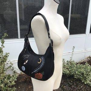 Coach vintage hand painted boho hobo bag